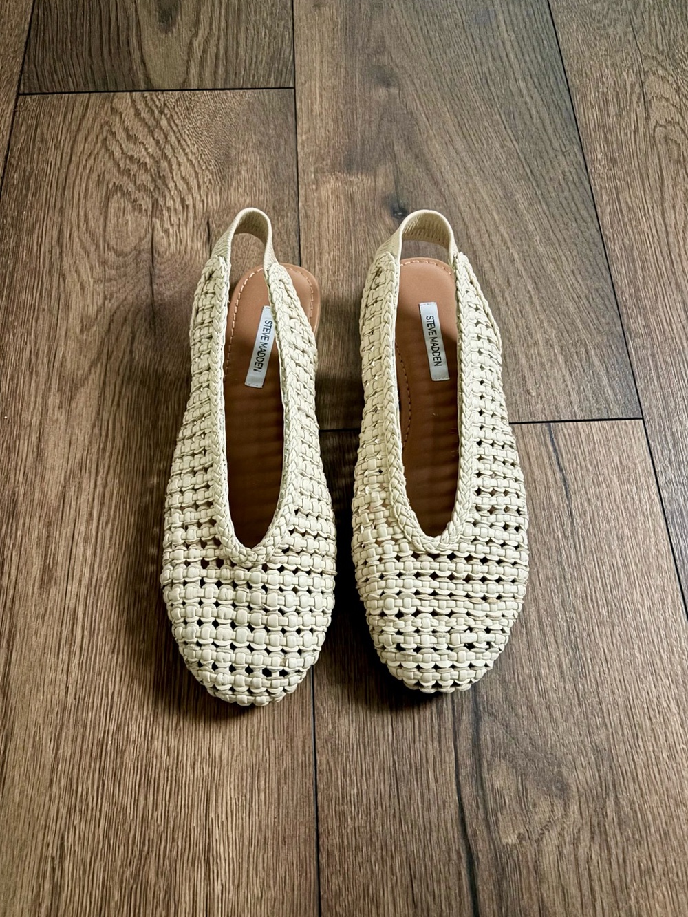 Steve Madden Rumi Woven Slingback Flats, 9